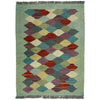 Hand Knotted Flatweave Kilim 1' 11" x 2' 9" ft / 58 x 83 cm - No. G38863