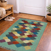 Hand Knotted Flatweave Kilim 1' 11" x 2' 9" ft / 58 x 85 cm - No. G38864