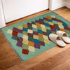 Multi Color ful Flat-Weave Wool Kilim 1' 10" x 2' 7" ft / 57 x 80 cm - No. G38867