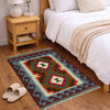 Multi Color ful Flat-Weave Wool Kilim 2' 1" x 2' 11" ft / 63 x 90 cm - No. G38869