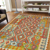 Handmade Vegetable Kelim 5' 0" x 6' 6" ft / 153 x 198 cm - No. G38872