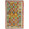 Handmade Vegetable Kilim 3' 11" x 6' 5" ft / 120 x 195 cm - No. G38876