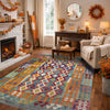 Hand Knotted Flatweave Kilim 4' 10" x 6' 8" ft / 148 x 202 cm - No. G38892