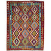 Handmade Turkish Design Wool Kilim 4' 11" x 6' 7" ft / 150 x 201 cm - No. G38896