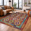 Handmade Turkish Design Wool Kilim 4' 11" x 6' 7" ft / 150 x 201 cm - No. G38896