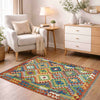Handmade Vegetable Kilim 3' 7" x 4' 11" ft / 108 x 150 cm - No. G38899