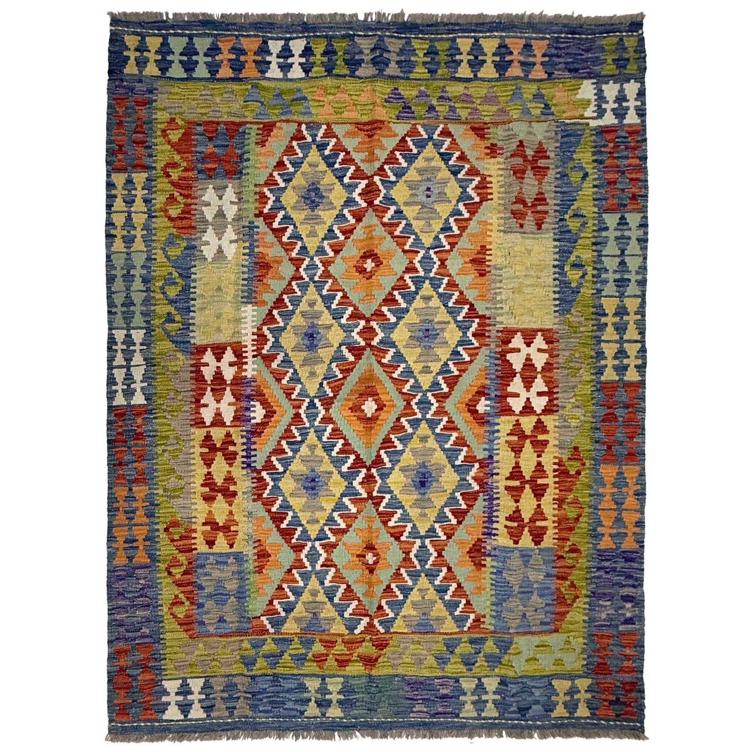 Medium Size Chobi Kilim 5' 0" x 6' 5" ft / 153 x 195 cm - No. G38908