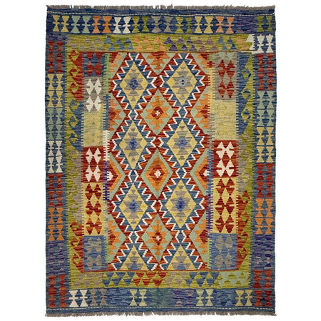 Medium Size Chobi Kilim 5' 0" x 6' 5" ft / 153 x 195 cm - No. G38908