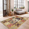 Handmade Vegetable Kelim 3' 2" x 4' 11" ft / 96 x 150 cm - No. G38911