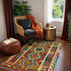 Hand Made Afghan Kilim 3' 3" x 5' 0" ft / 99 x 153 cm - No. G38917