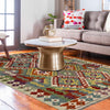 Handmade Vegetable Kelim 3' 5" x 5' 2" ft / 104 x 158 cm - No. G38923