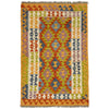 Hand Knotted Flatweave Kilim 3' 5" x 5' 3" ft / 104 x 159 cm - No. G38924
