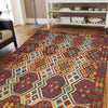 Handmade Afghan Vegetable Kilim 4' 11" x 6' 5" ft / 150 x 196 cm - No. G38929