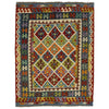 Hand Knotted Afghan Style Kilim 5' 1" x 6' 0" ft / 154 x 183 cm - No. G38934