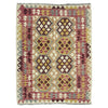 Hand Woven Wool Kelim 5' 0" x 6' 5" ft / 153 x 196 cm - No. G38935