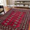 Handmade Bukhara Carpet 4' 1" x 5' 10" ft / 125 x 178 cm - No. G39155