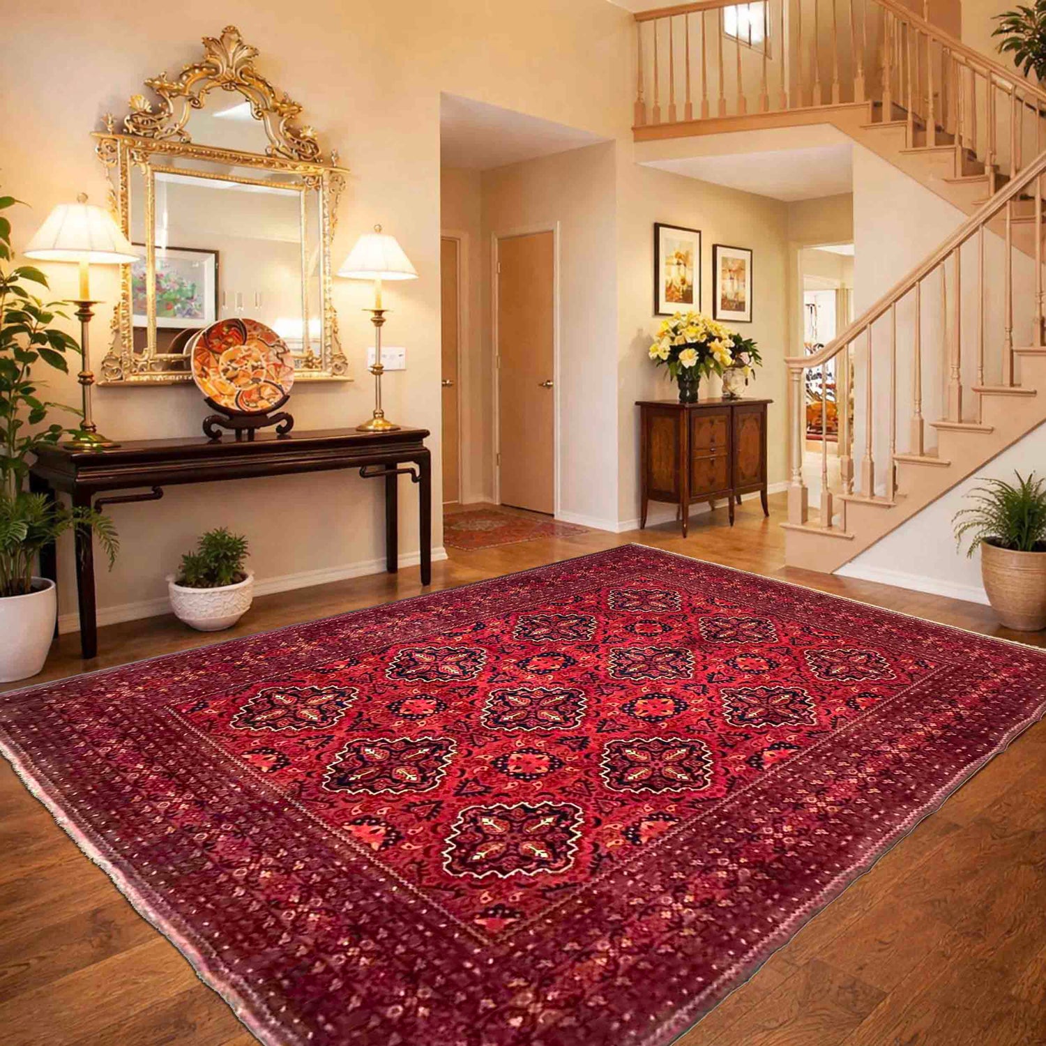 Handmade Khal Mohammadi Area Rug 6' 6" x 8' 6" ft / 199 x 260 cm - No. G39432