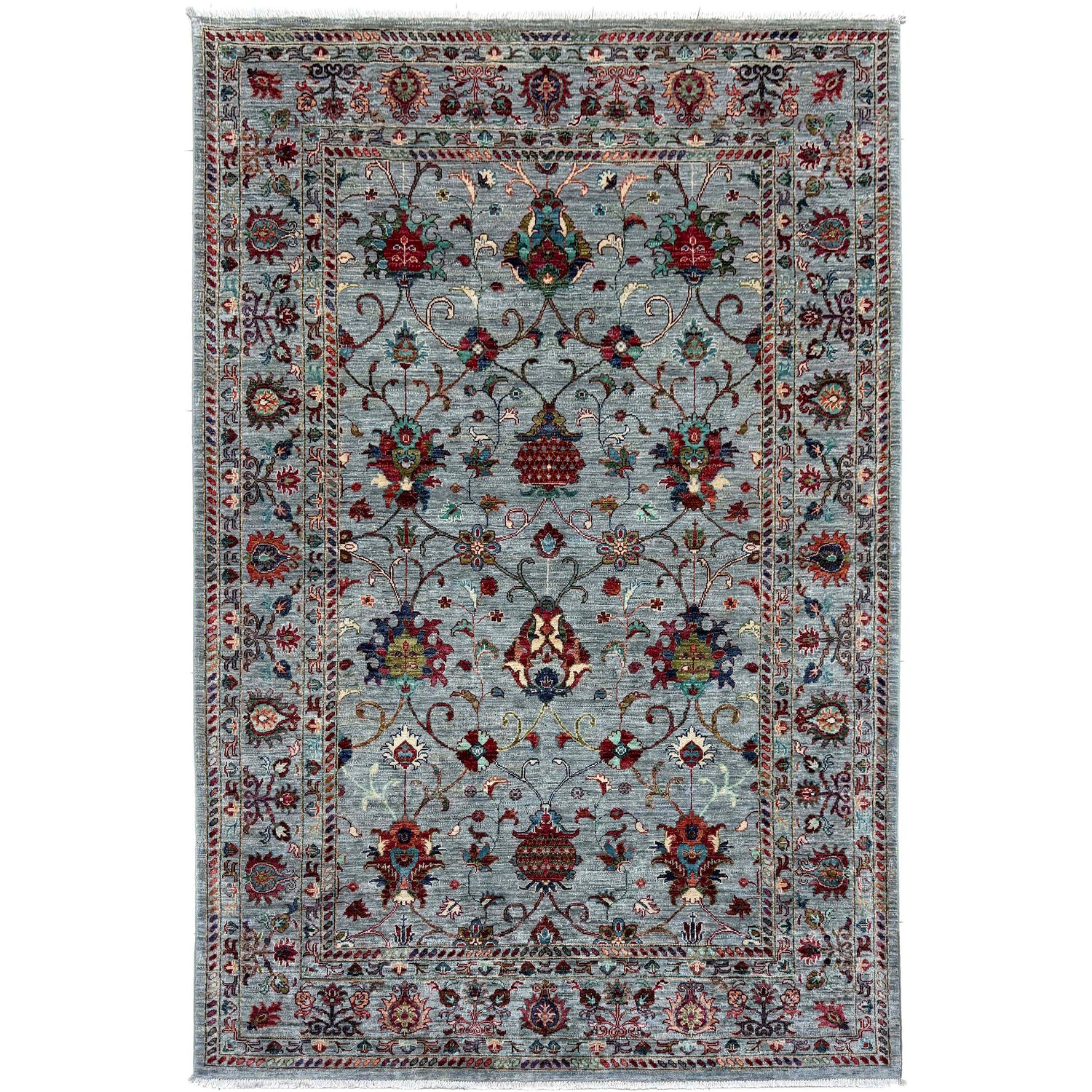 Hand knotted Contemporary Style Sultani Rug 5' 8" x 8' 0" ft / 173 x 244 cm - No. G39612