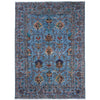 Blue Color Sultani Rug 5' 8" x 7' 9" ft / 173 x 237 cm - No. G39621