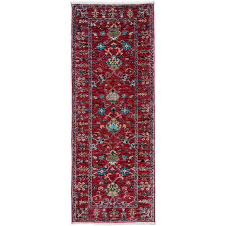 Modern Sultani Carpet Runner 2' 0" x 5' 10" ft / 61 x 177 cm - No. G39624