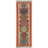 Short Kilim Runner 2' 1" x 6' 4" ft / 64 x192 cm - No. P26348