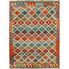 Hand Knotted Flatweave Kilim 4' 6" x 5' 9" ft / 137 x 174 cm - No. P26397