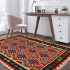 Hand Knotted Flatweave Kilim 4' 0" x 5' 11" ft / 123 x 181 cm - No. P26462