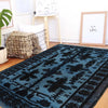 Hand Knotted Overdye Wool Rug 4' 2" x 6' 2" ft / 126 x 188 cm - No. P26498