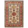 Handmade Kazak Area Rug 4' 0" x 5' 11" ft / 121 x 180 cm - No. P26533