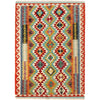 Hand Knotted Afghan Style Kilim 3' 6" x 4' 9" ft / 106 x 145 cm - No. P26538