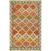 Handmade Vegetable Kilim 3' 1" x 4' 10" ft / 94 x 148 cm - No. P26552