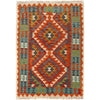 Small Size Chobi Kilim 3' 4" x 4' 10" ft / 102 x 147 cm - No. P26571