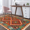 Small Size Chobi Kilim 3' 4" x 4' 10" ft / 102 x 147 cm - No. P26571