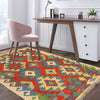 Small Size Chobi Kilim 3' 3" x 4' 9" ft / 98 x 144 cm - No. P26575