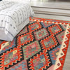 Hand Knotted Afghan Style Kilim 3' 5" x 5' 0" ft / 103 x 152 cm - No. P26842