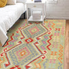 Hand Knotted Flatweave Kilim 5' 0" x 6' 6" ft / 153 x 198 cm - No. P26852