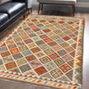 Hand Knotted Afghan Style Kilim 5' 4" x 6' 8" ft / 163 x 204 cm - No. P26860