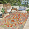 Handmade Afghan Vegetable Kilim 4' 1" x 5' 9" ft / 125 x 175 cm - No. P26862