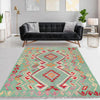 Hand Knotted Flatweave Kilim 4' 2" x 5' 8" ft / 126 x 173 cm - No. P26883