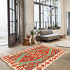 Hand Knotted Afghan Style Kilim 3' 3" x 4' 10" ft / 100 x 148 cm - No. P26918