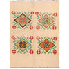 Hand Knotted Flatweave Kilim 3' 5" x 4' 10" ft / 105 x 147 cm - No. P26923