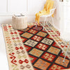 Handmade Afghan Vegetable Kilim 3' 4" x 5' 3" ft / 102 x 159 cm - No. P26927