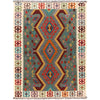 Handmade Vegetable Kilim 4' 10" x 6' 9" ft / 148 x 205 cm - No. P26981