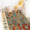 Small Size Chobi Kilim 3' 4" x 5' 0" ft / 101 x 153 cm - No. P26982