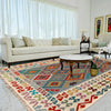 Hand Knotted Flatweave Kilim 6' 6" x 9' 5" ft / 198 x 288 cm - No. P26997