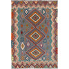 Hand Knotted Flatweave Kilim 6' 5" x 9' 5" ft / 195 x 288 cm - No. P27021