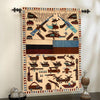 Handmade Afghan War Area Rug 3' 4" x 4' 11" ft / 101 x 150 cm - No. P28036