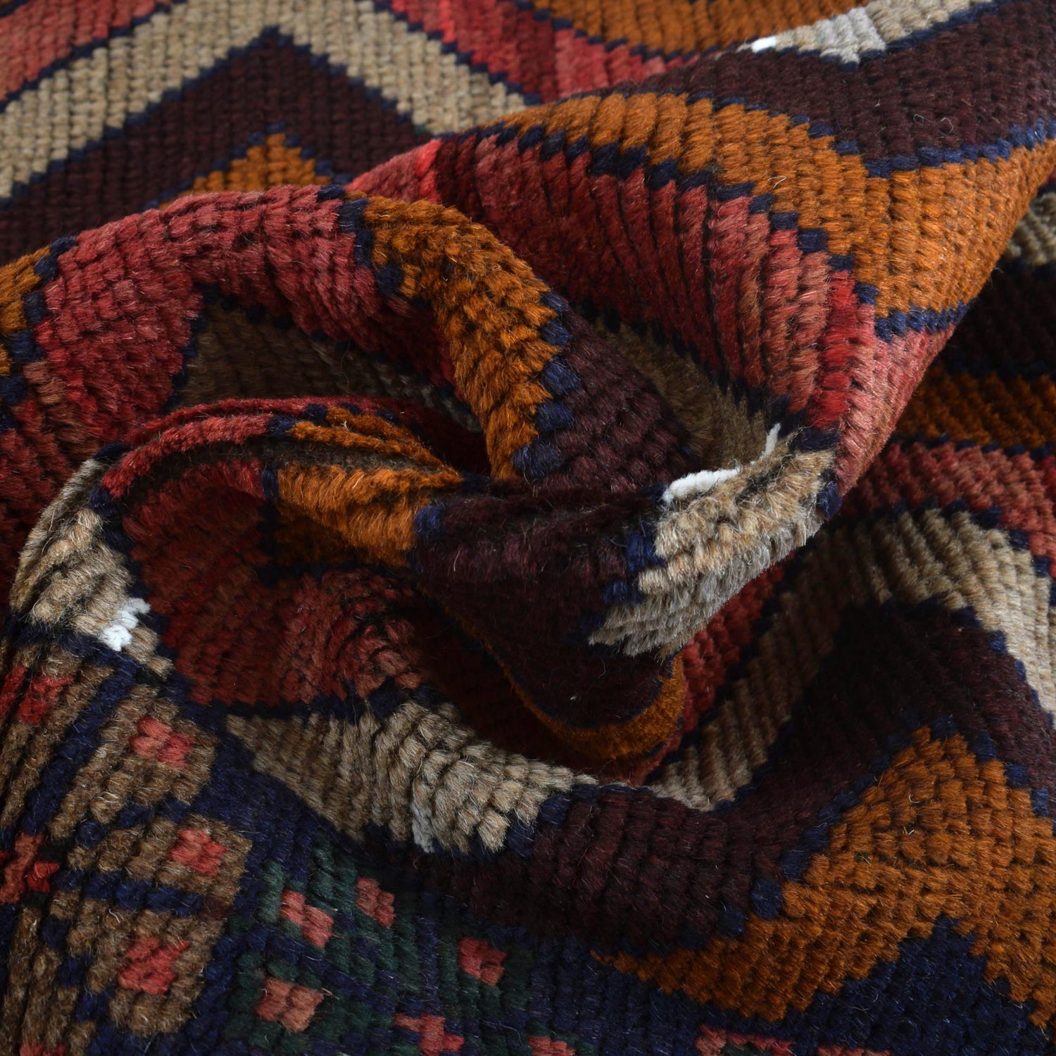 Multi Color Baluchi Rug 2' 9" x 4' 6" ft / 85 x 136 cm - No. P29282