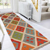 Handmade Afghan Vegetable Kilim Runner 2' 0" x 6' 7" ft / 62 x 200 cm - No. P34256