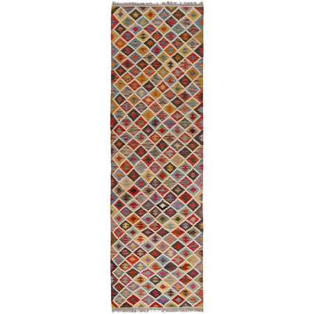 Long Kilim Runner 2' 8" x 9' 8" ft / 82 x 294 cm - No. P34359